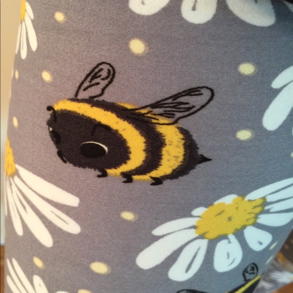 OS/Plus/XPlus NEW Womens Bee Leggings - Picture 8 of 13